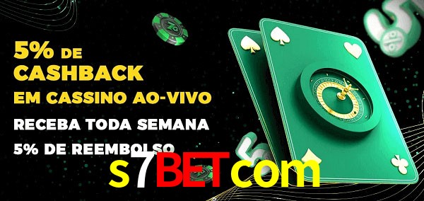 Promoções do cassino ao Vivo s7betcom